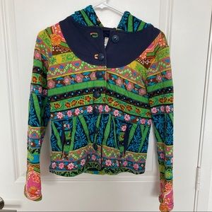 Colorful Anthropologie jacket